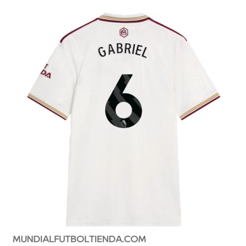 Camiseta Arsenal Gabriel Magalhaes #6 Tercera Equipación Replica 2025-26 mangas cortas
